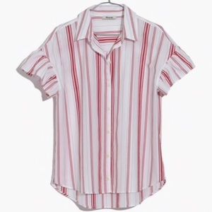 Madewell Ruffle Sleeve Top M